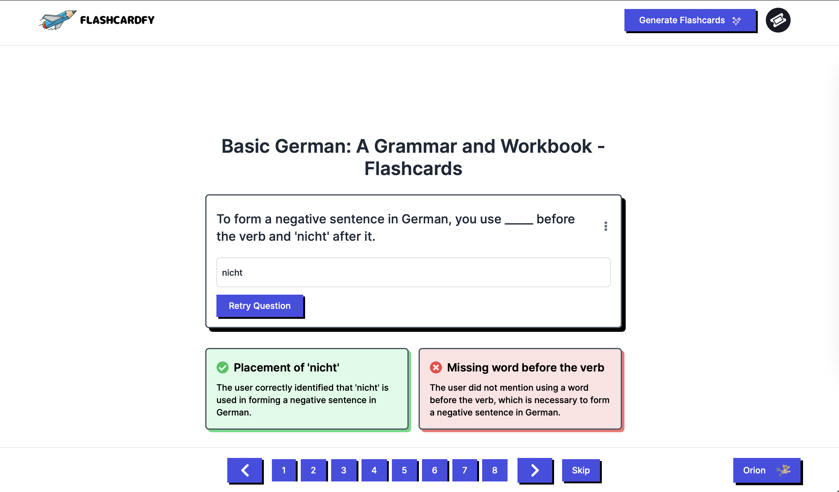 AI-Powered Flashcards